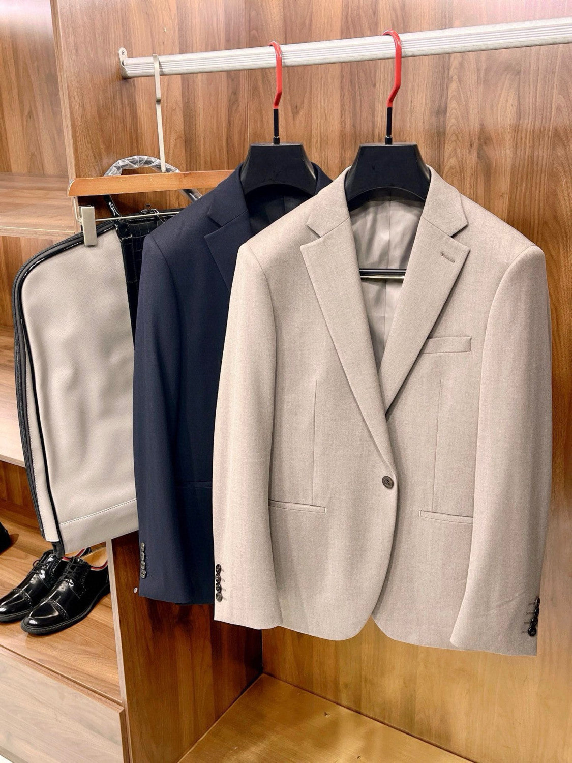 Ermenegildo Zegna Men's Fall And Winter Business High-end Jacket Tide Wool Single-breasted Suit Top Wedding Suit Casual Pants Solid Color Suit Set Ngvp #2439