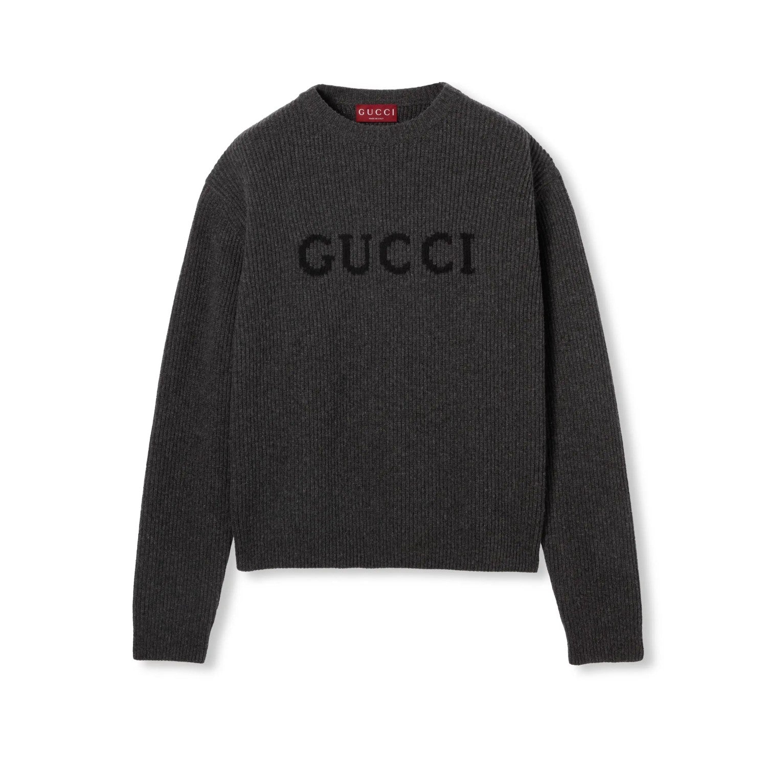 Gucci Men's And Women's Fall/winter Fashion Casual Solid Color Crew Neck Pullover With Letter Logo In Cashmere Sweater #79161