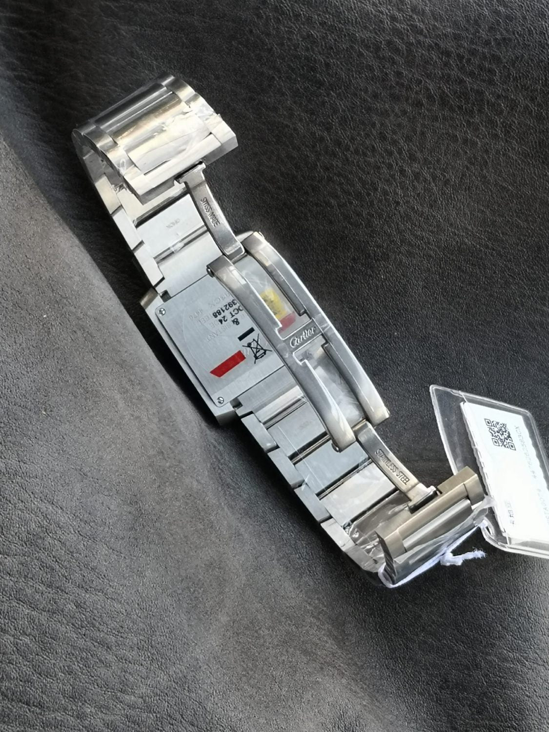 Cartier Tank Must Men's and Women's Solid Color Stainless Steel Quartz Watch #77666
