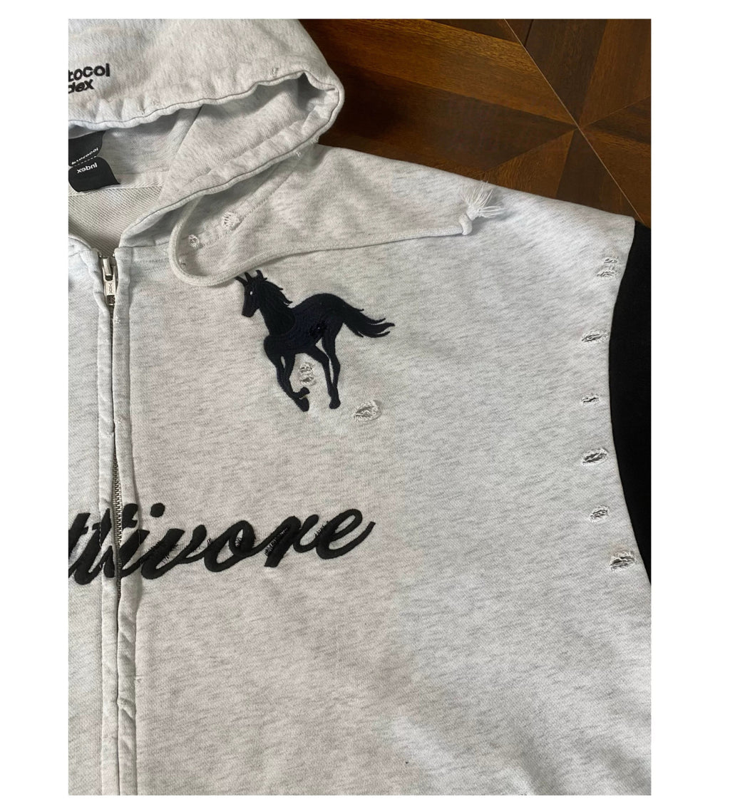 Protocol Index Buttivore Zip Hoodie White #334224