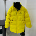 Balenciaga Men's Autumn and Winter Solid Color Letter Printed Single Breasted Zipper Long Sleeve Puffer Down Jacket #74481