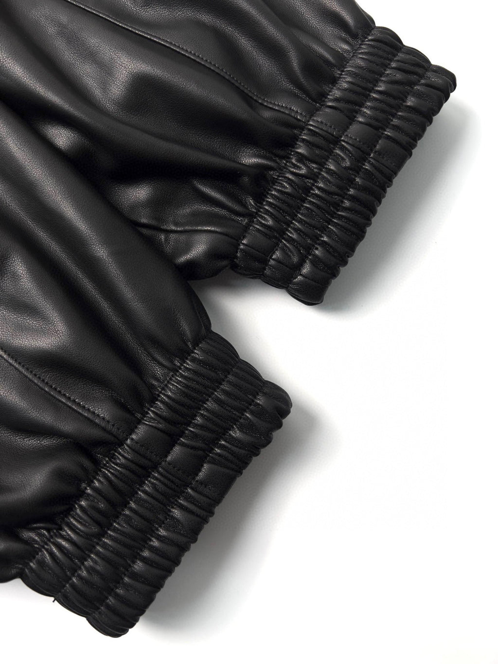 Balenciaga Leather Hooded Zip Jacket #96691