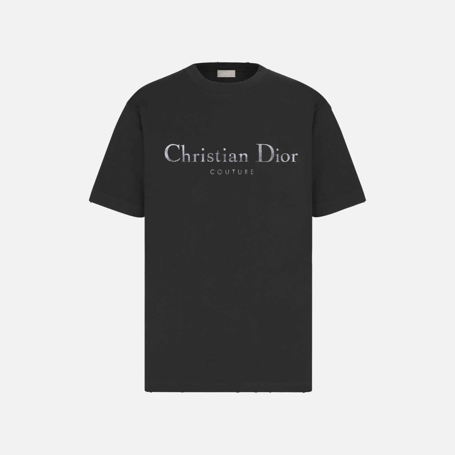 Dior Summer Men's And Women's Fashion Casual Crew Neck Pullover Solid Color Christian Dior Couture Print Relaxed Fit Cotton Short Sleeve T-Shirt #79157