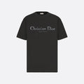 Dior Summer Men's And Women's Fashion Casual Crew Neck Pullover Solid Color Christian Dior Couture Print Relaxed Fit Cotton Short Sleeve T-Shirt #79157