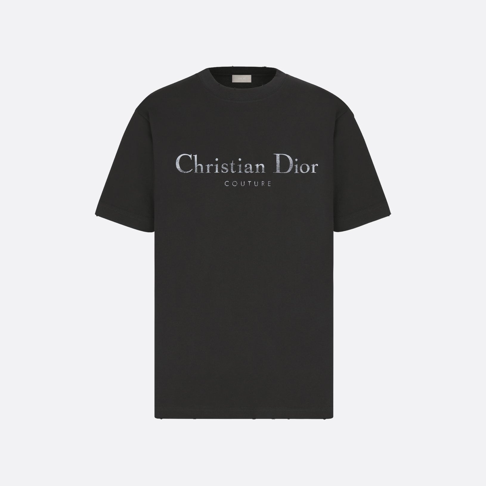 Dior Summer Men's And Women's Fashion Casual Crew Neck Pullover Solid Color Christian Dior Couture Print Relaxed Fit Cotton Short Sleeve T-Shirt #79157