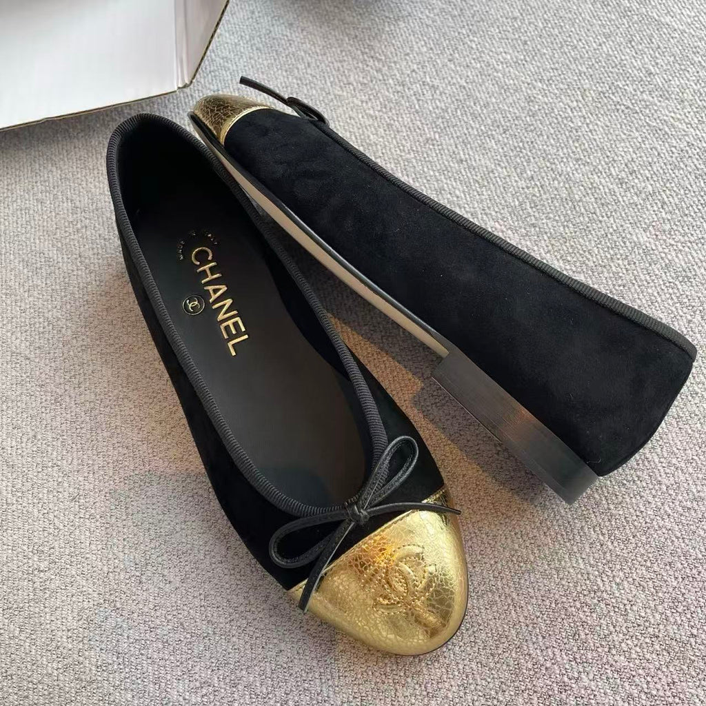 Chanel Bow Ballet Shoes #381461
