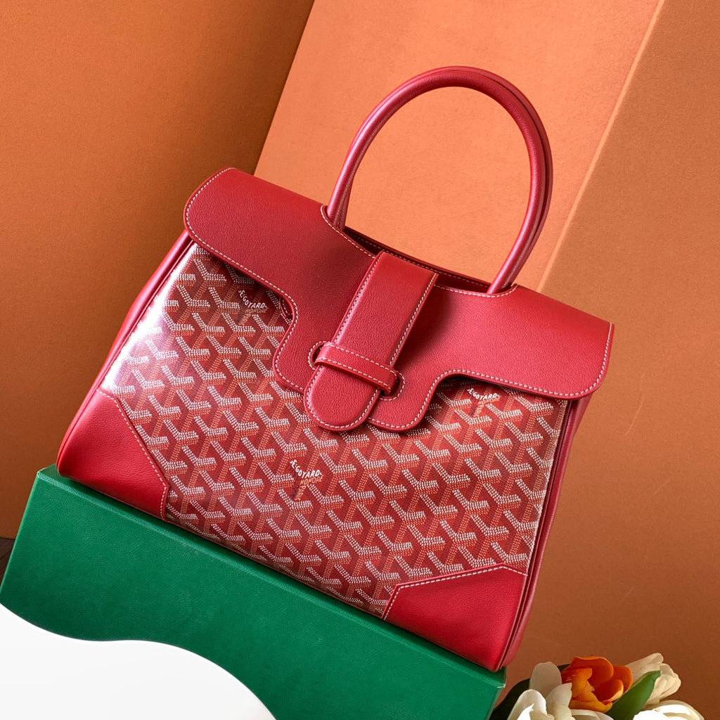 GOYARD Men's And Women's Fashion Classic Color Blocked Print Leather Tote Handbag Bag Bags SAIGOCMMLTY-01CL03P #78819