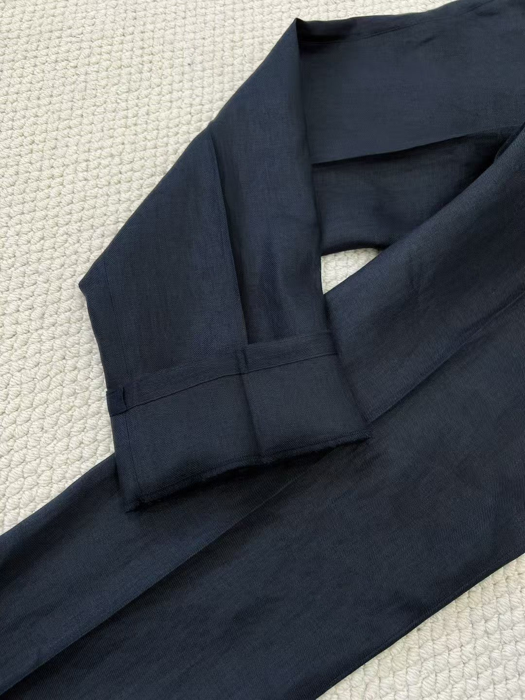 Ermenegildo Zegna Men's Spring And Summer Solid Color Casual Comfortable Elastic Waist Trousers Pants #75522