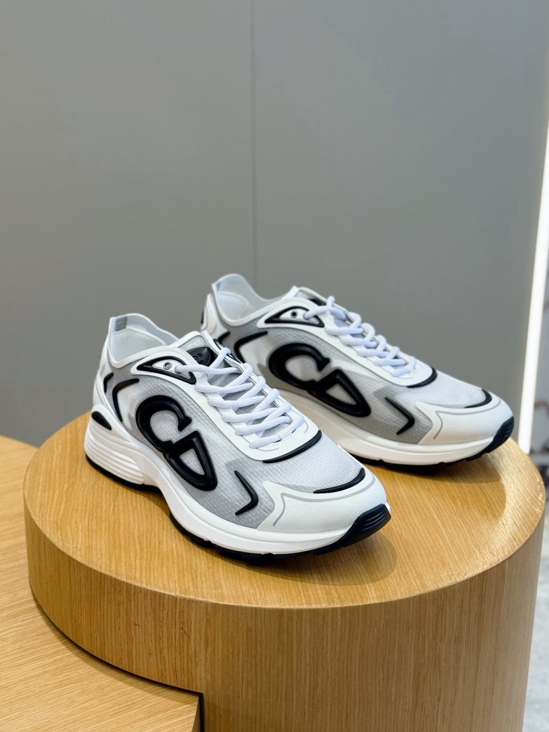 DIOR B30 Countdown Tech Sneaker Semi-Transparent N3O Nylon Technical Fabric and Rubber #381134