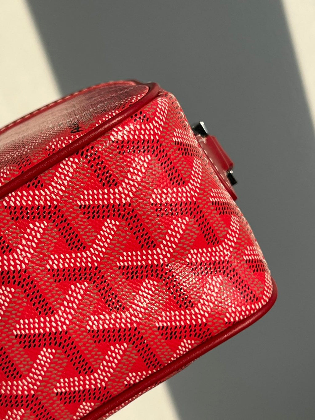 GOYARD Cap-vert Men's And Women's Old Flower Full Print Inside And Outside Compartments Canvas Patchwork Leather Messenger Bag Camera Bag Shoulder Crossbody Bags #76387