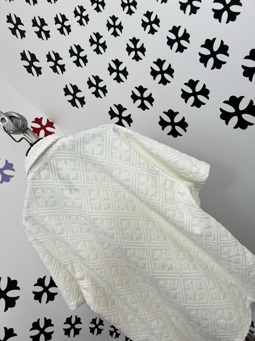 Chrome Hearts Terry Jacquard Short-sleeved Shirt #375817