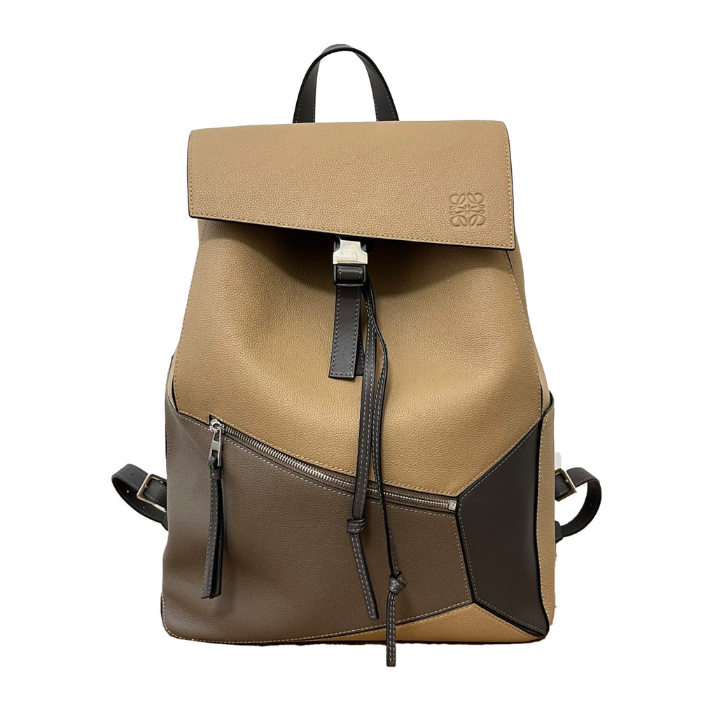 Loewe Jigsaw Backpack Men's Spring And Summer Fashion Luxury Temperament Colour Blocking Shoulder Bag Bags #81371