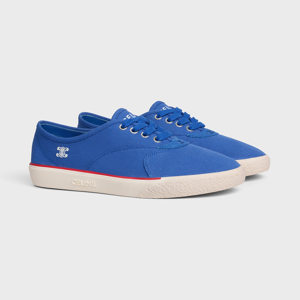 CELINE ALAN SNEAKER IN CANVAS AND SUEDE CALFSKIN #386821