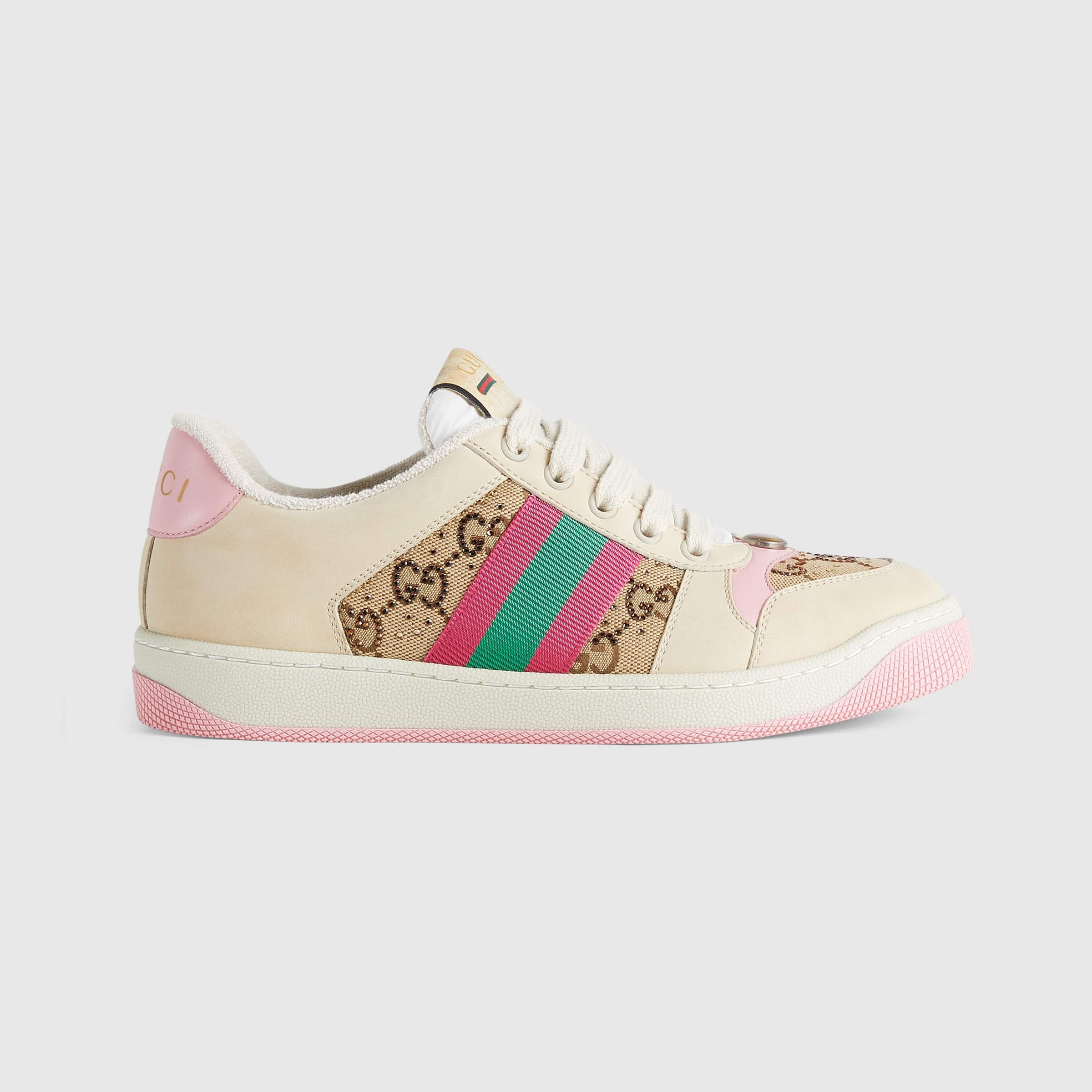 Kid's Gucci Four Seasons Logo Print Low Top Casual Sneakers Shoes #36627