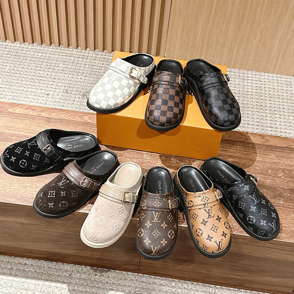 LOUIS VUITTON LV To-Go Flat Comfort Clog Shoes #379748