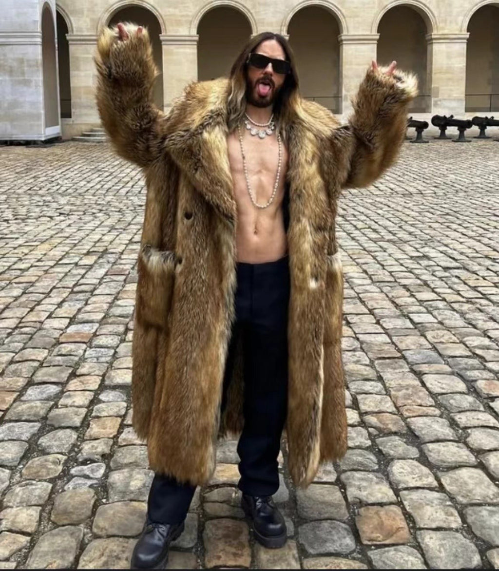 Givenchy Men's Spring. Fall And Winter Solid Color Lapel Double-Breasted Long Long-Sleeved Straight Coat Jacket Ngvp #8278