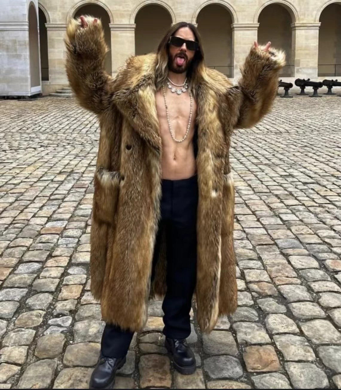 Givenchy Men's Spring. Fall And Winter Solid Color Lapel Double-Breasted Long Long-Sleeved Straight Coat Jacket Ngvp #8278