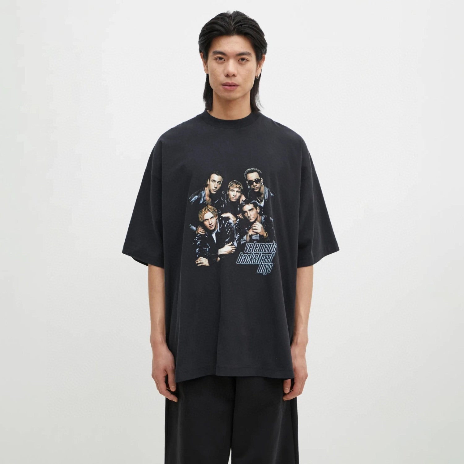 Vetements Men's Summer Portrait Pattern Printed Round Neck Cotton Short Sleeved T-shirt #76957