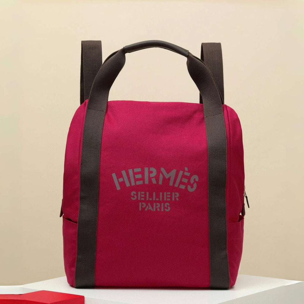 Hermes Men's wear and Women's Fashion Casual Patterned Print Color-Block Backpack Bag Bags #78792