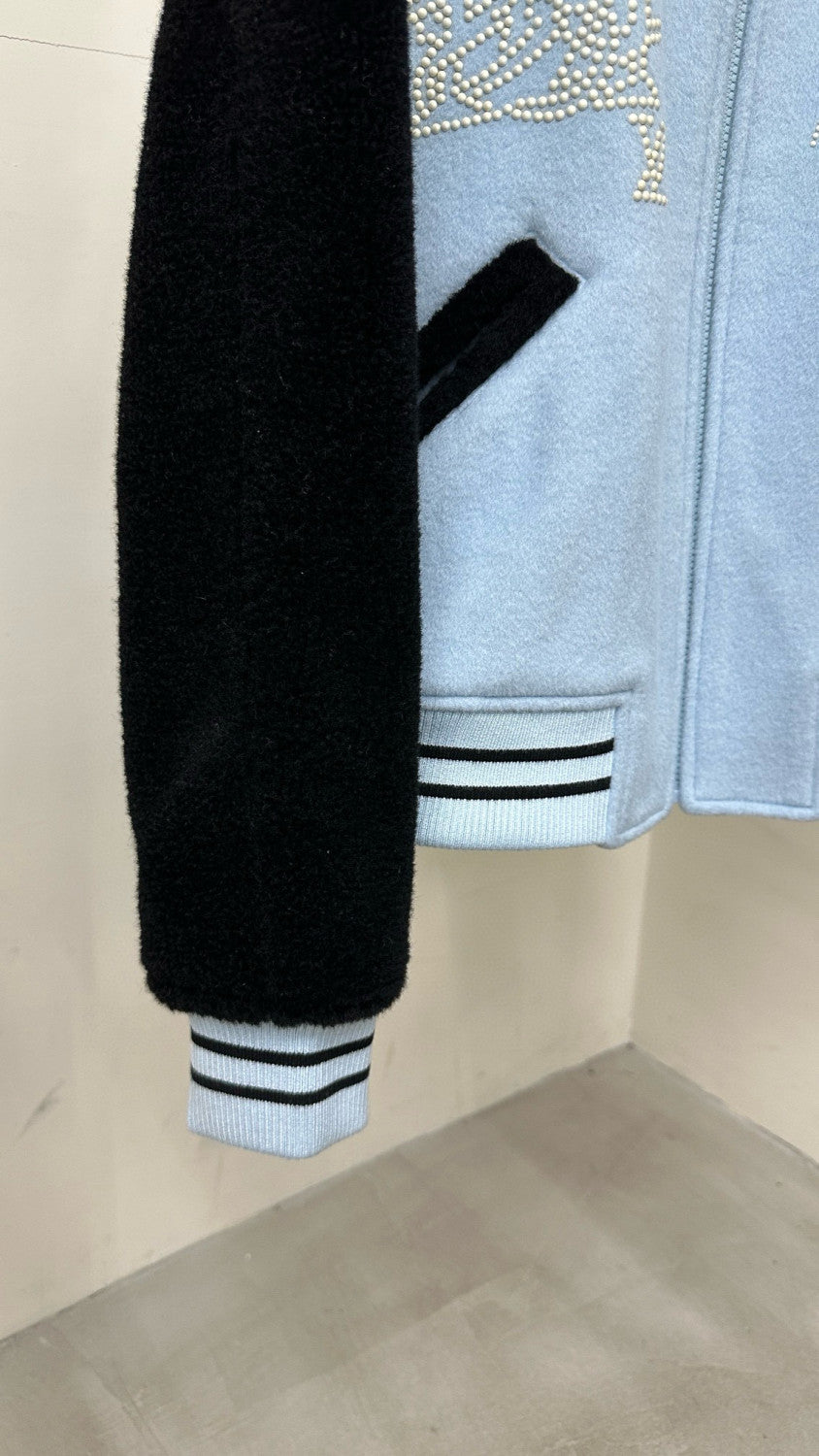 Louis Vuitton Men's Autumn and Winter Color Blocking Letter Logo Stripe Embroidery Long Sleeve Zipper Jacket #98858