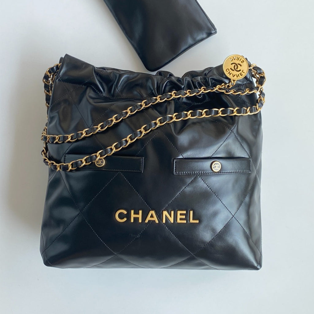 Chanel Small Bags 30 X 30 X 8 X 37 CM Collection Link Women's Classic Gold And Silver Buckle Luxury Chain Tote Bag Bags Metallic-colored Leather Tends To Fade Easily #193551