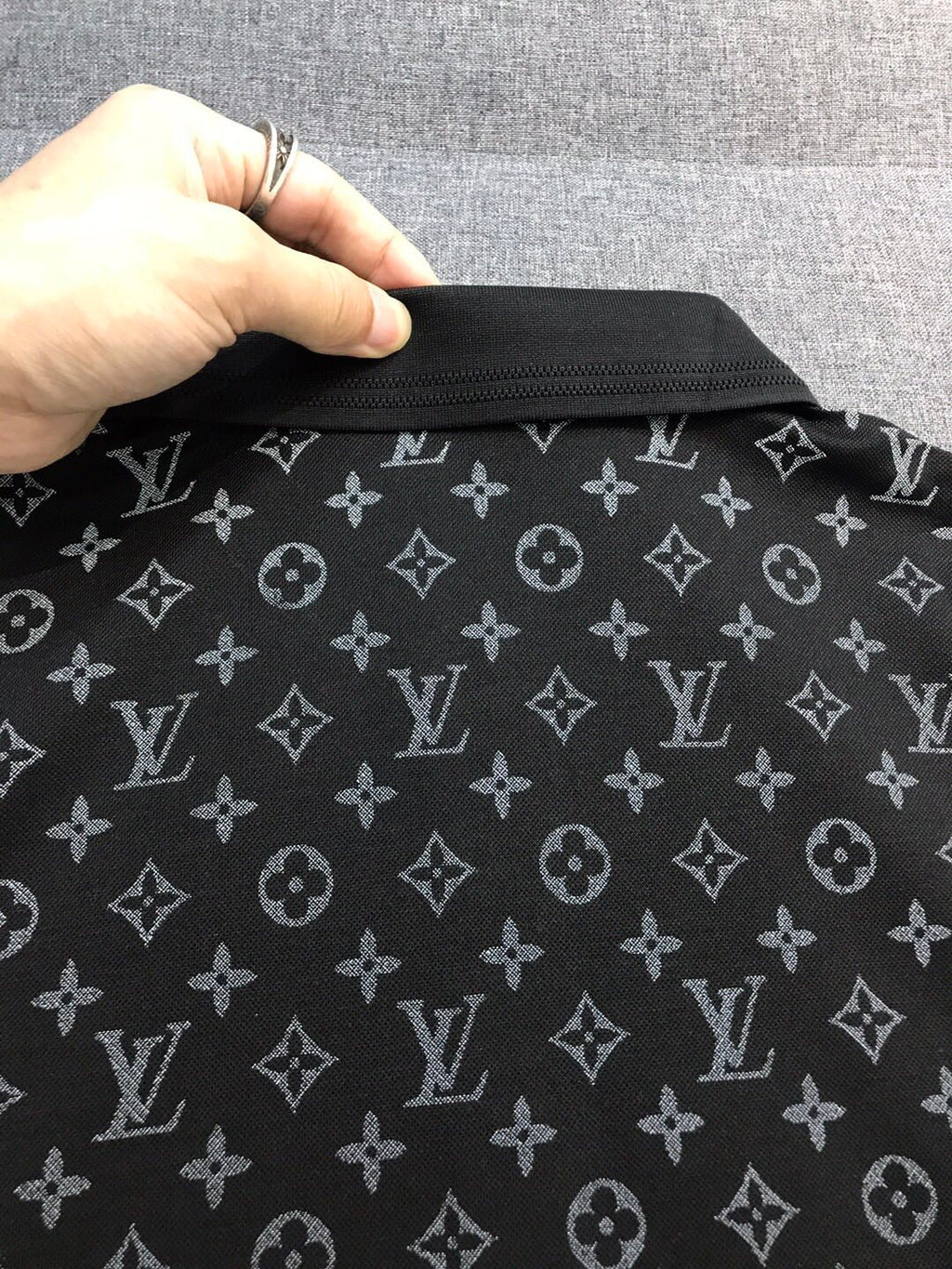 Louis Vuitton Men's Summer Gradient Logo Print Round Neck Cotton Short Sleeve T-Shirt #99789