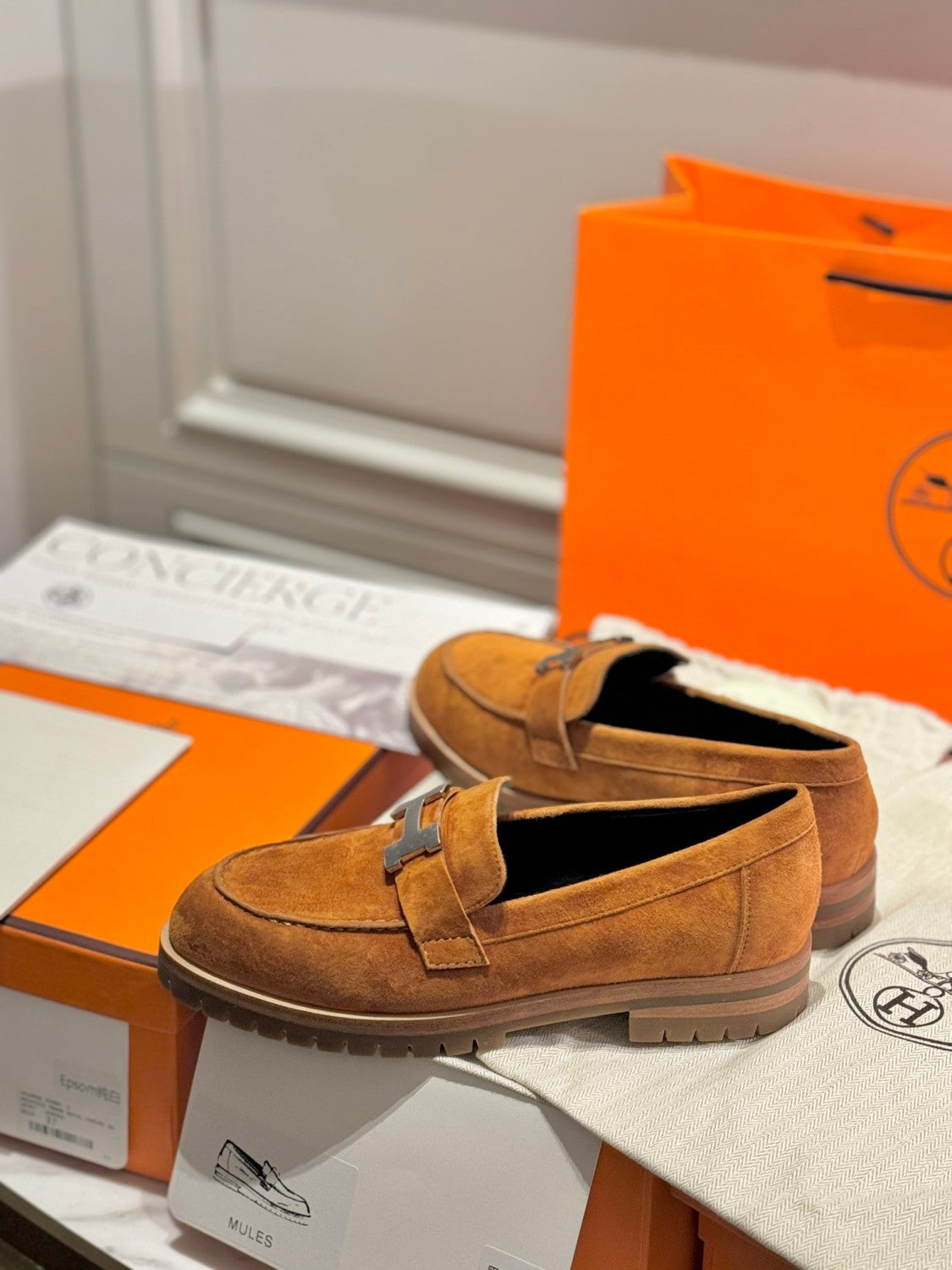 Hermes Faubourg Loafer #336752
