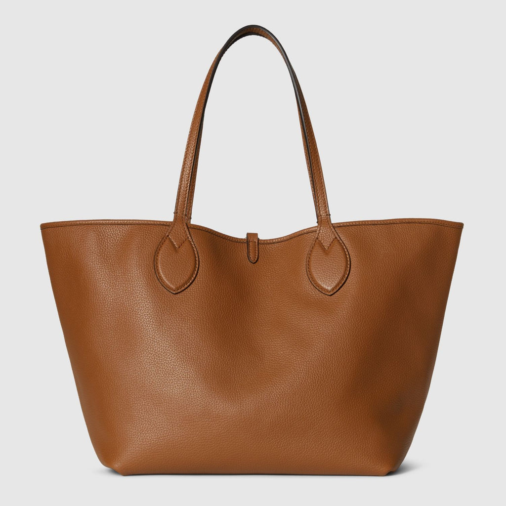 Gucci Women's Totissima Large Reversible Tote Bag in Brown Leather #333292