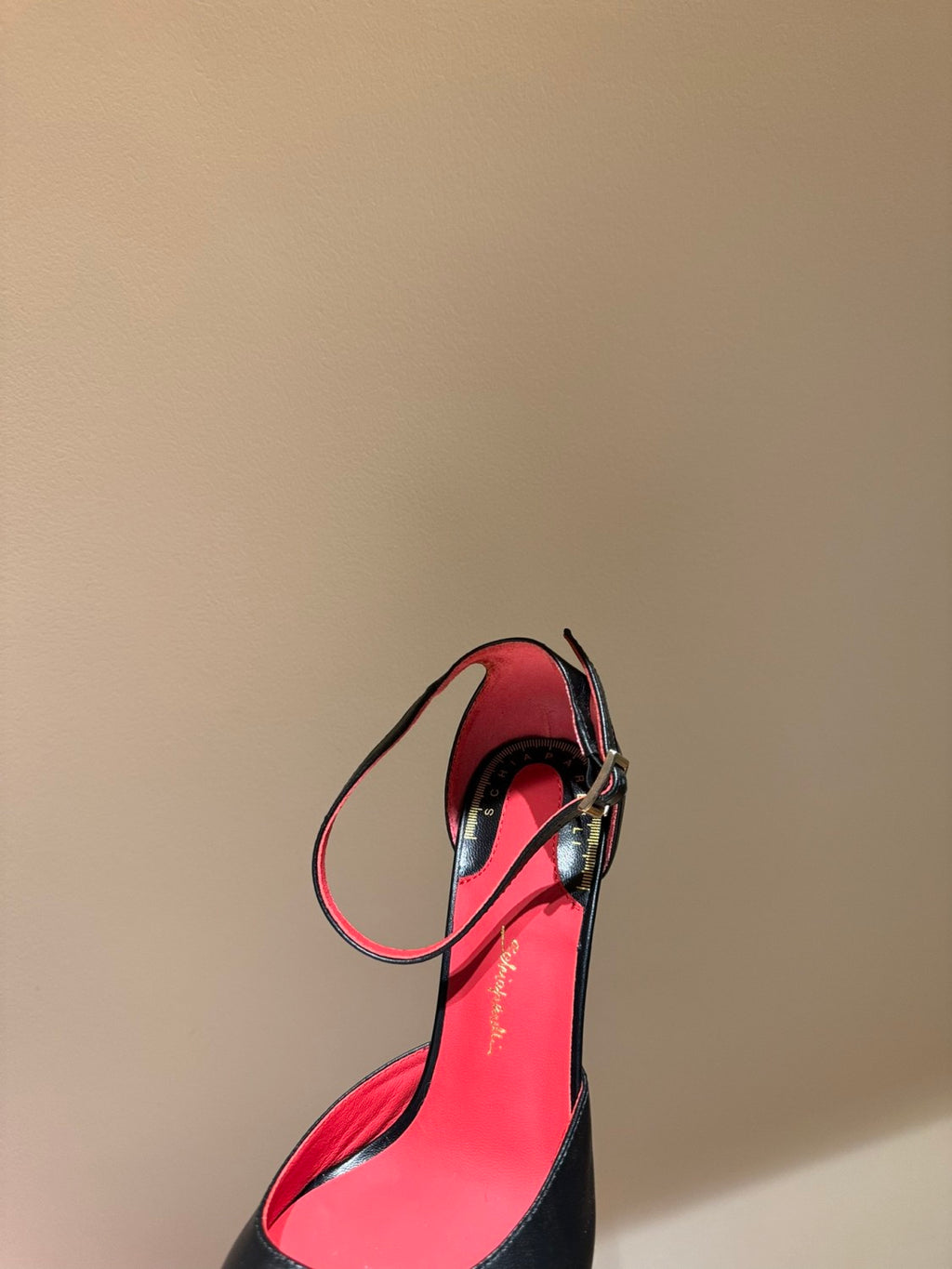 Schiaparelli ﻿Women's Retro Metal Toe Sandals Solid Color Leather Fashion High Heels Casual Shoes Ngvp #1516