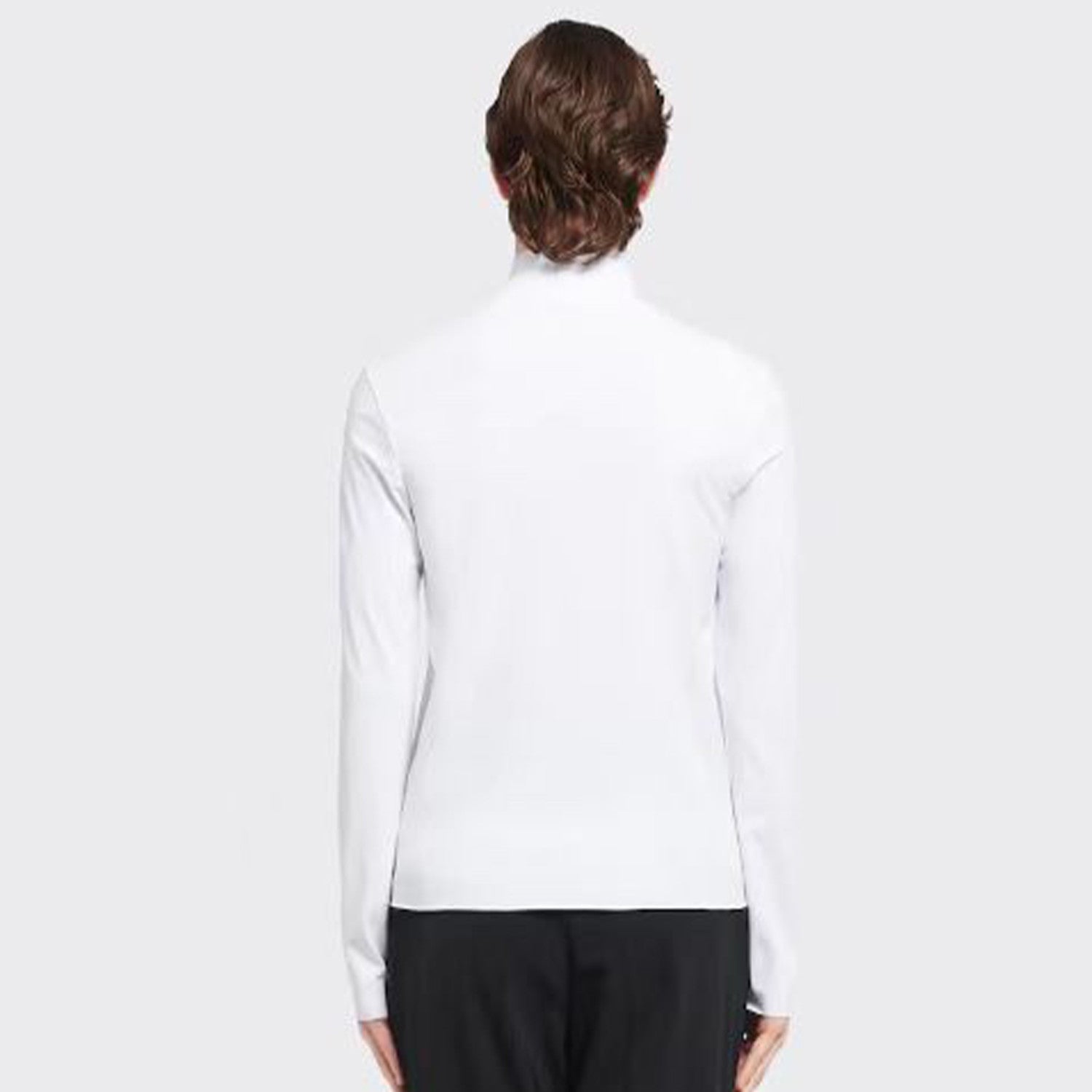 Prada Men's Women's Plain Knit Stand Collar Sweater Solid Colour Logo Fashion Casual Long Sleeve Pullover Sweater Top  #71854