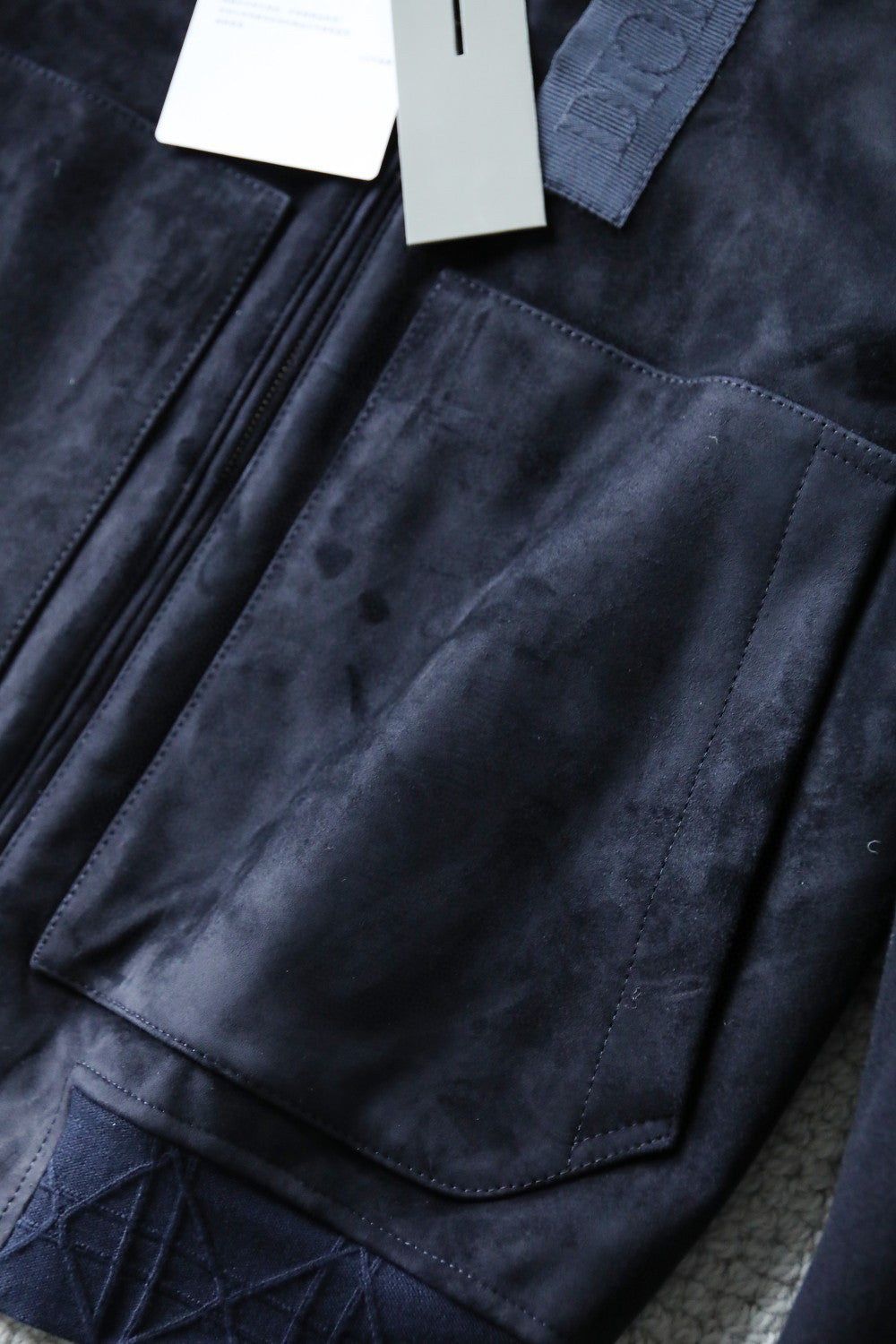 Dior Men's Suede Zip Lapel Jacket #96656