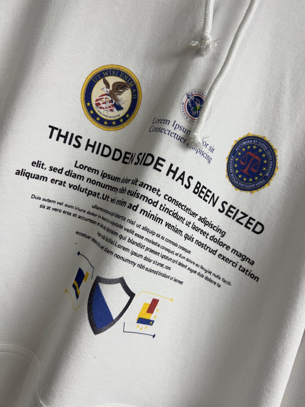Vetements Letter Print Hooded Sweatshirt Ngvp #6663