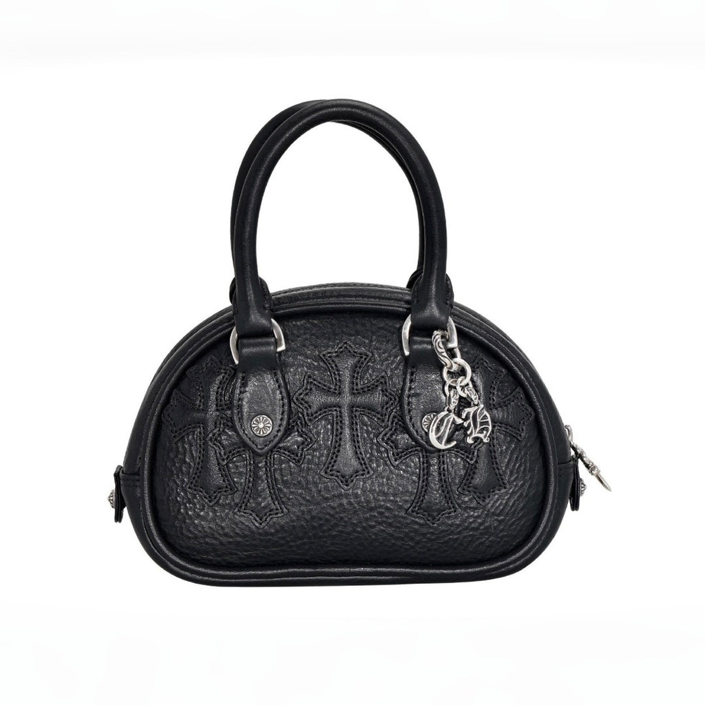 Chrome Hearts Cowhide Leather S925 sterling silver hardware accessories bag sword jacquard lining Bags #82507A