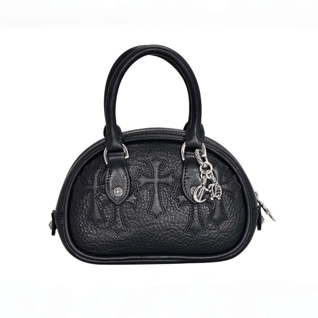Chrome Hearts Cowhide Leather S925 sterling silver hardware accessories bag sword jacquard lining Bags #82507A