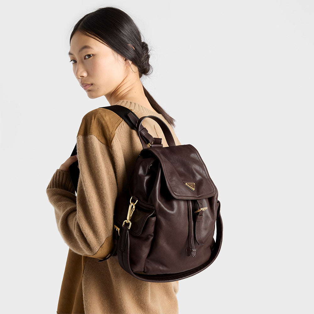 Prada Sienna Prada Explore Medium Nappa Leather Backpack #336806