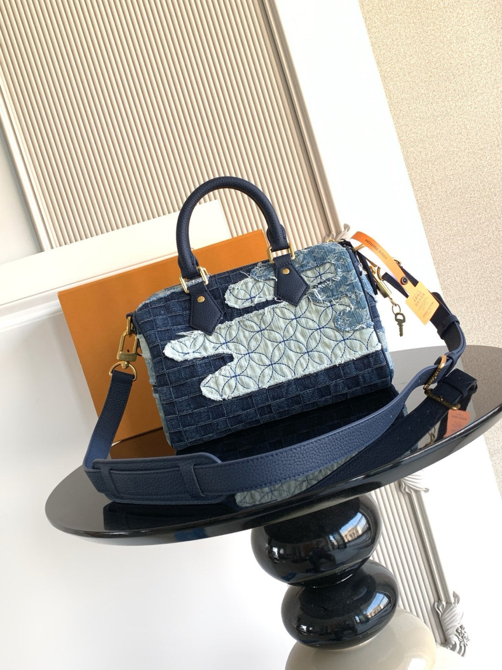Louis Vuitton Men's Denim patchwork Premium 163c01 dynamic chip Shoulder bag Handbag Bags M15276 #193727