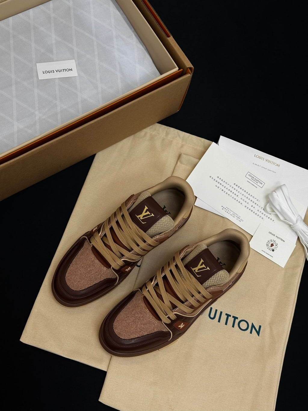 LOUIS VUITTON LV Trainer Sneaker Shoes #378550