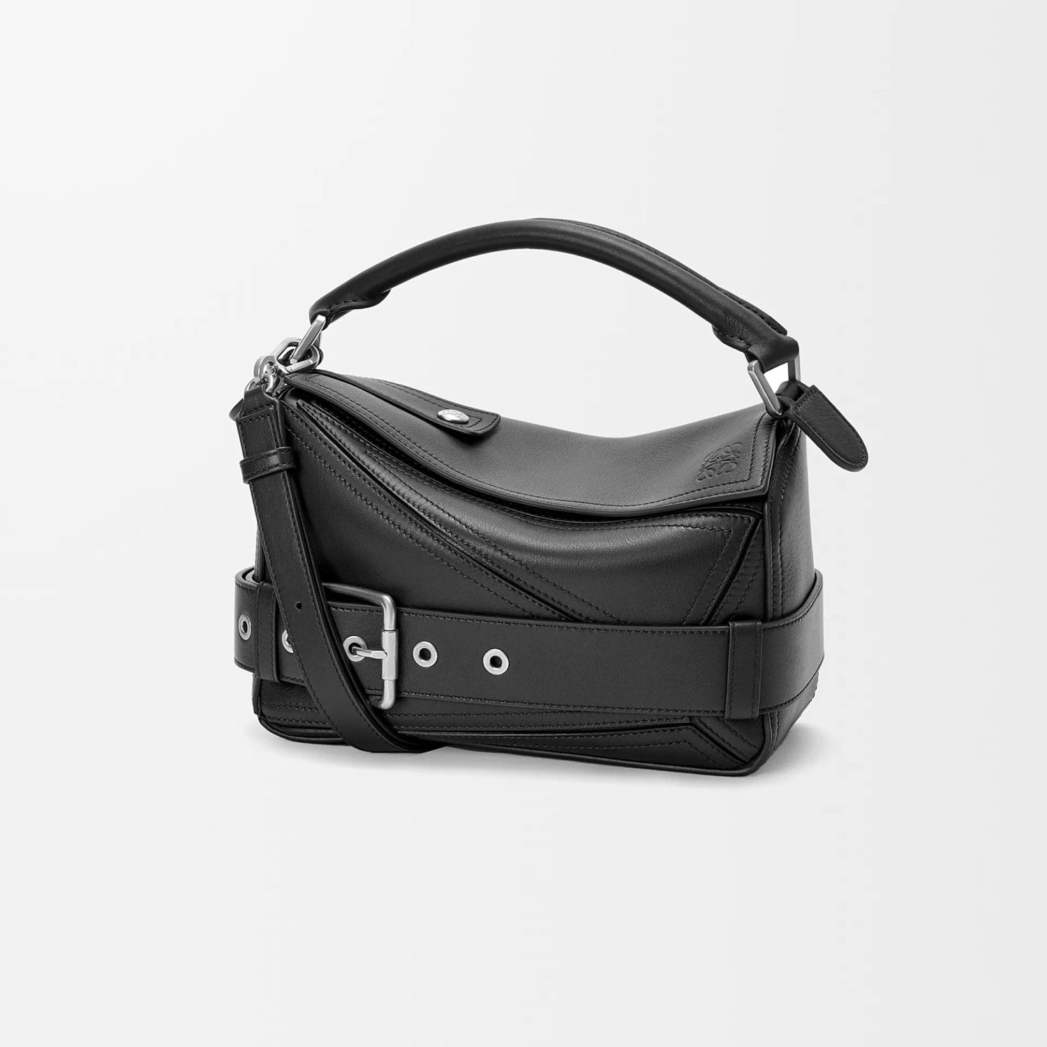 Loewe Puzzle Biker Women's Fashion Classic Solid-Color Geometric Print Glossy Cowhide Leather Puzzle Biker Handbag Bag Bags B510BP1X01 #78829
