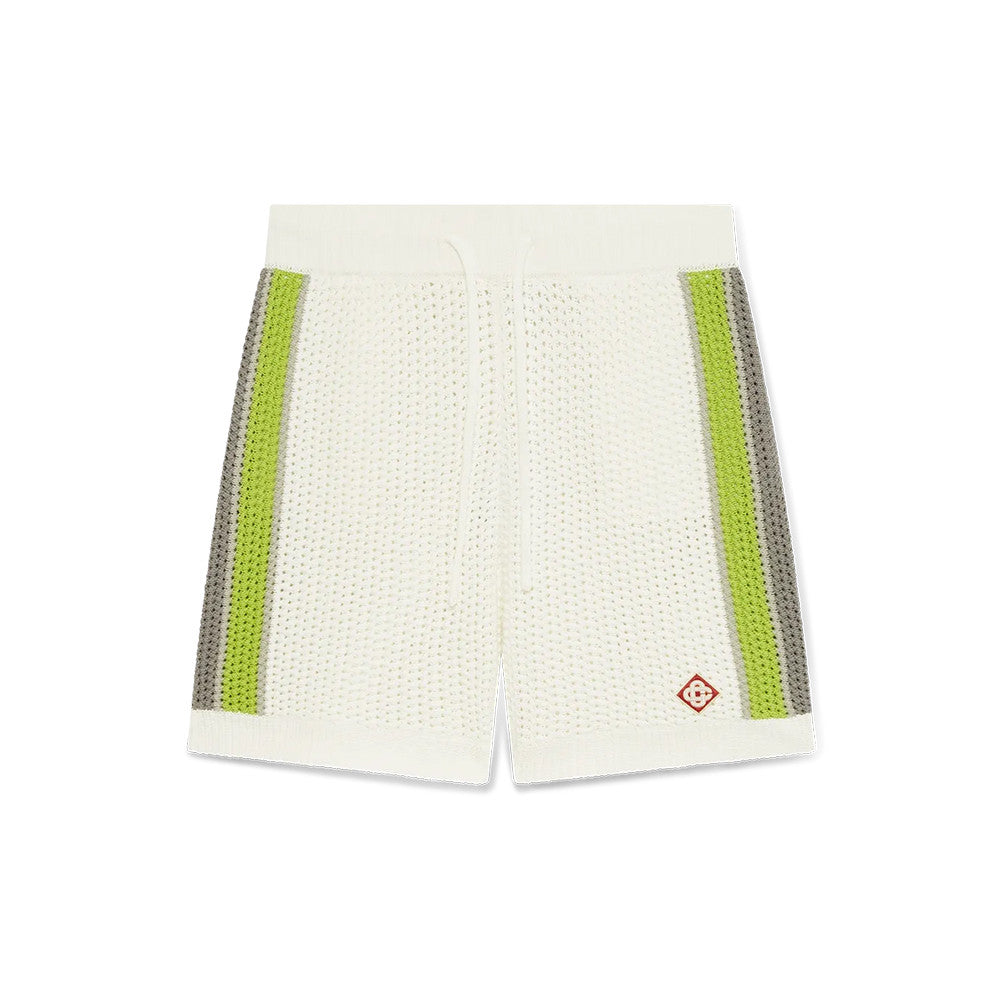 Casablanca Stripe Crochet Shirt Shorts #336490