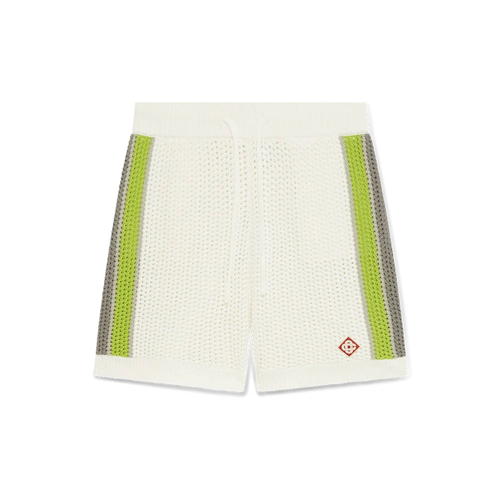Casablanca Stripe Crochet Shirt Shorts #336490