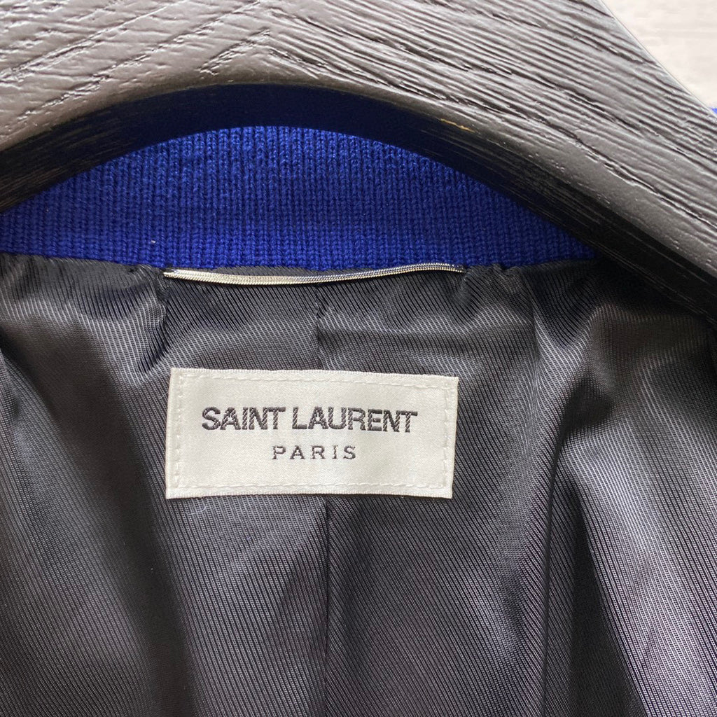 Saint Laurent Teddy Jacket In Wool Ngvp #691