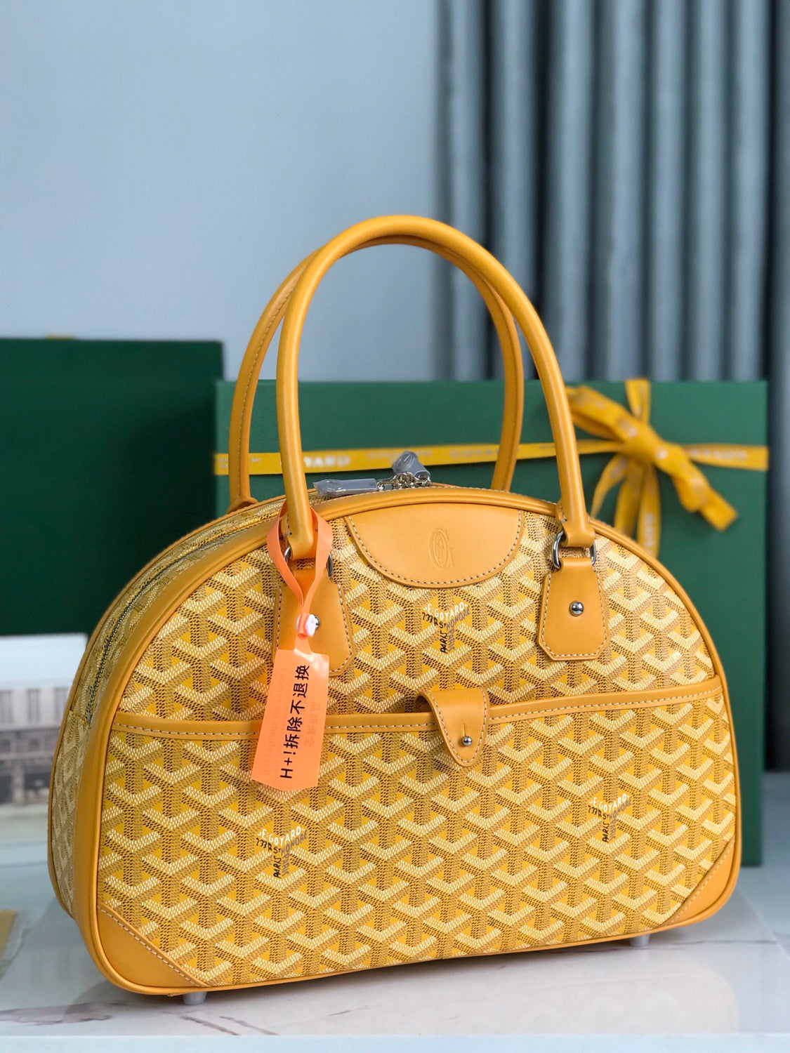 Goyard Large Bowling Bag Classic High-end Shoulder Bag Crossbody Bag Elegant Clutch Stylish Luxurious And Exquisite Bag Bags #196816