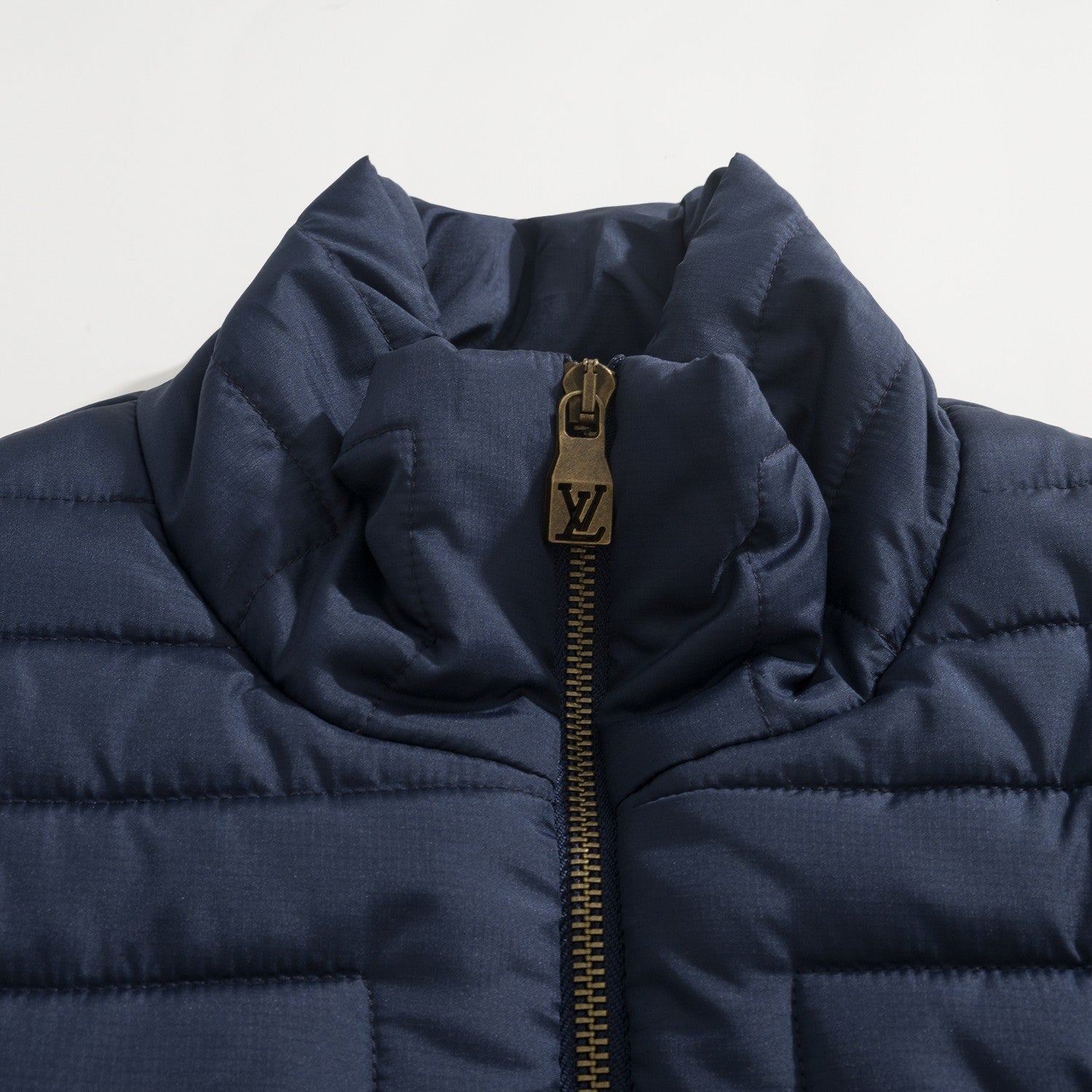 Louis Vuitton Men's and Women's Autumn/Winter Fashion Casual Solid Color Zipper Letter Embroidery Jacket #78377