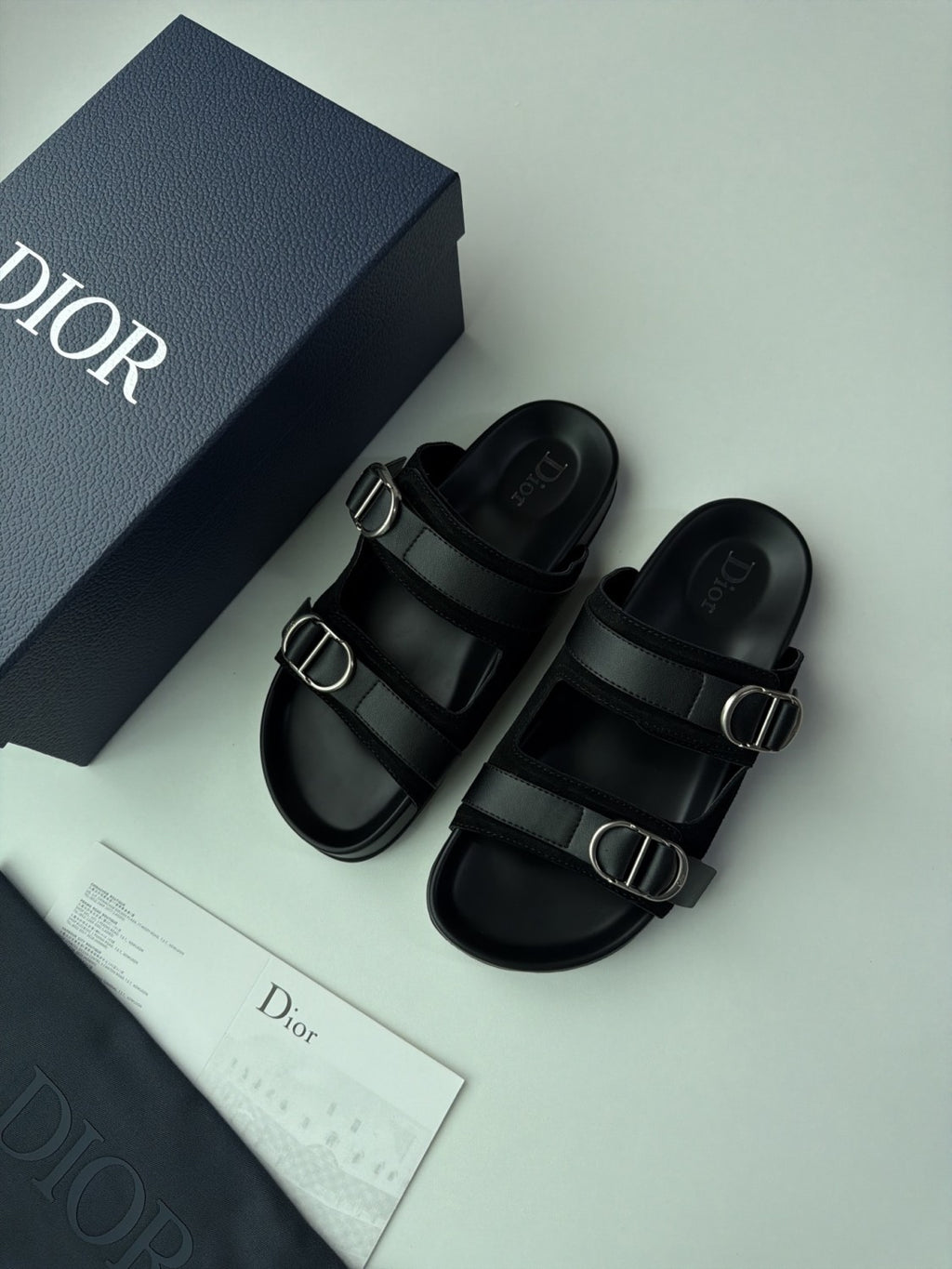 DIOR Dior Aqua Sandal Beige and Black Dior Oblique Jacquard #382615