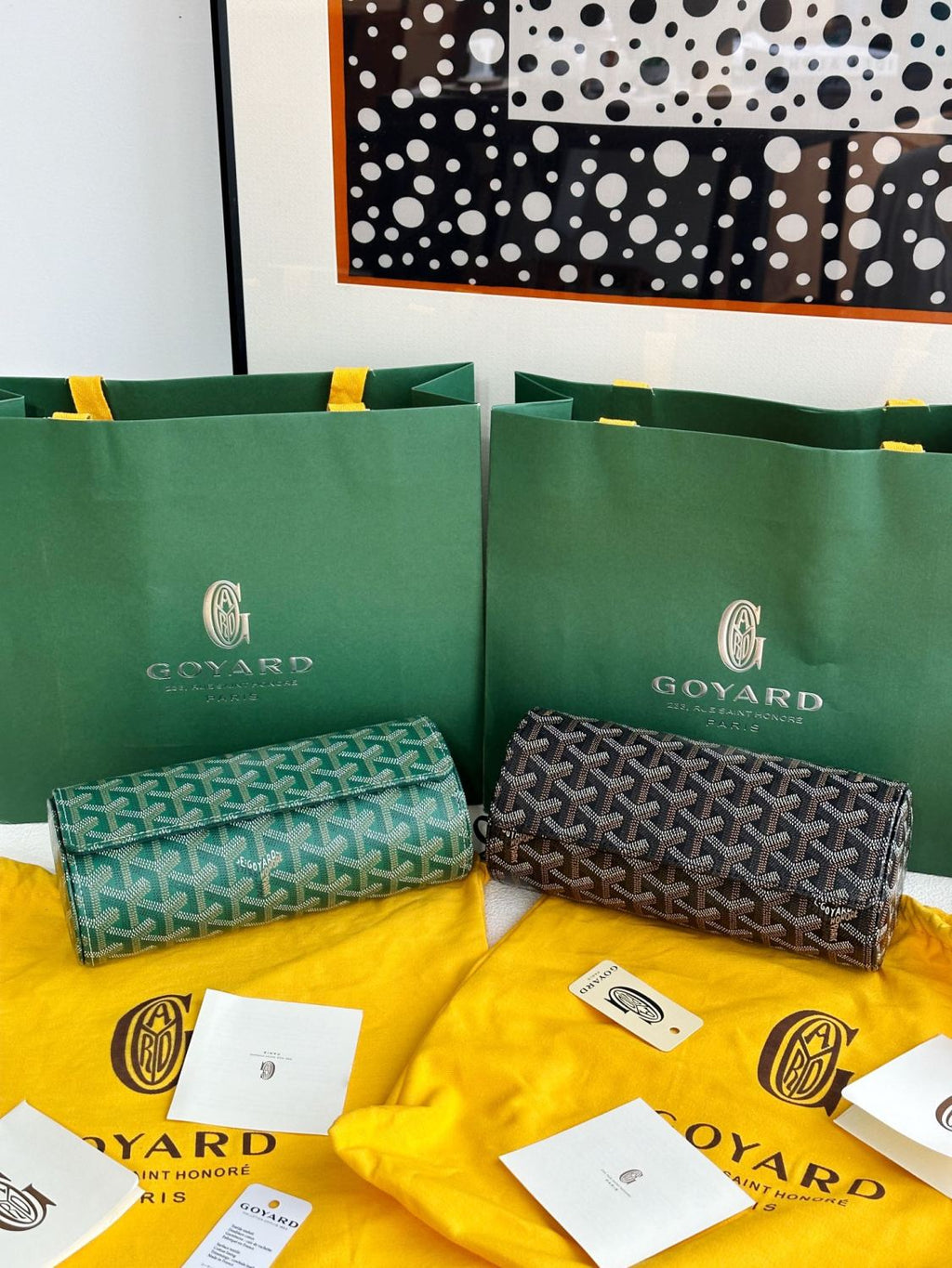 GOYARD Men's Women's Solid Colour Y-Print Storage Gift Box Watch Box #77675