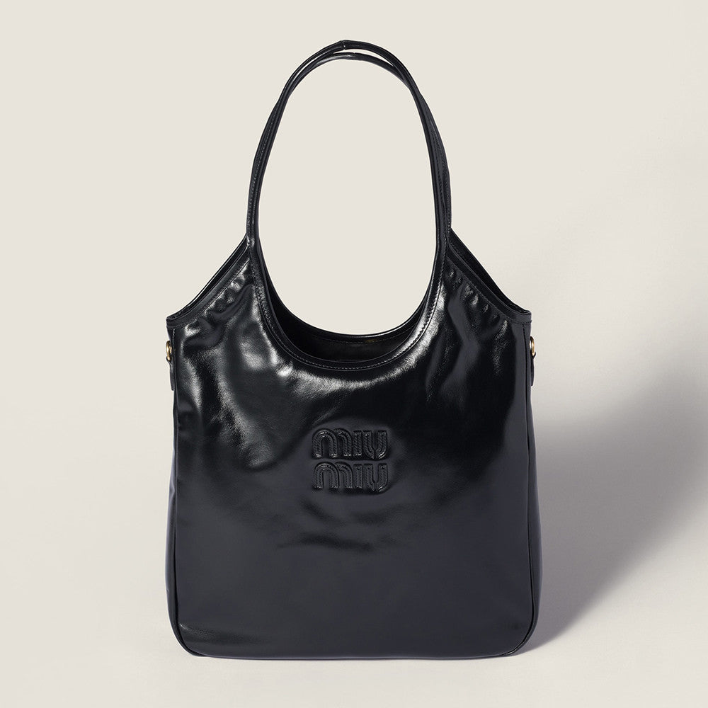 MiuMiu Black Ivy Leather Bag #336426