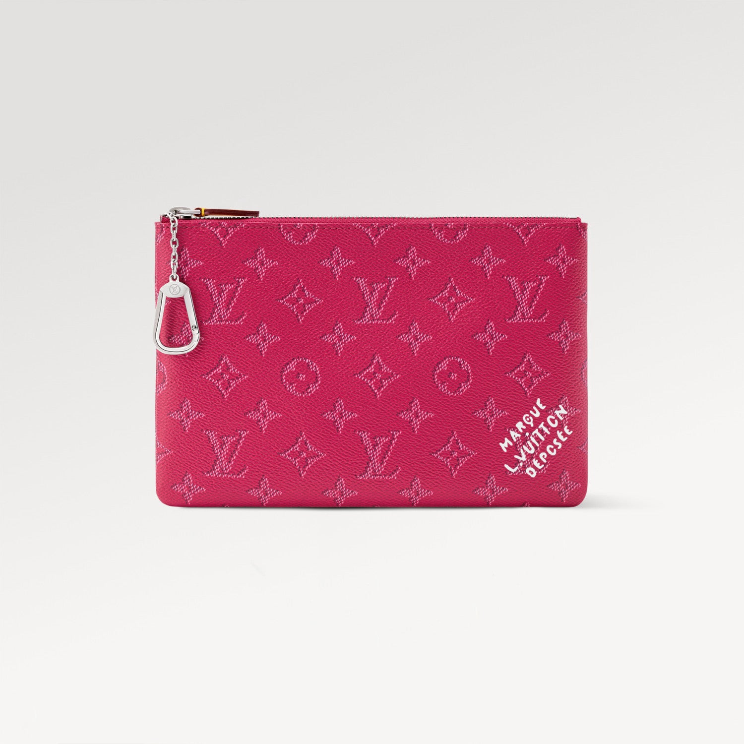 LOUIS VUITTON Medium Key Wallet Monogram Heritage Canvas Chain Hook Zipper Mini Wallet Bag Bags  Key Pouch M27109 #82262A