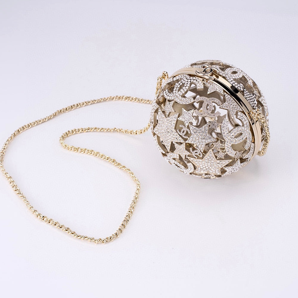 Chanel Haute Métiers d'art series star hollow spherical evening bag #332742