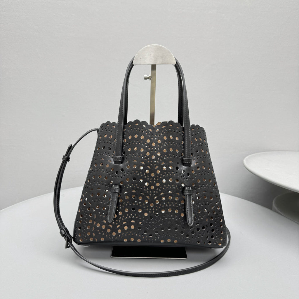 Alaïa Mina 25 Bag in Vienne Wave Calfskin #336432