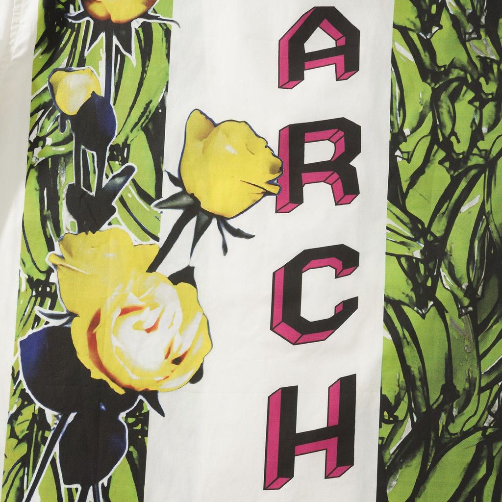 Prada Men's Women's Summer Colorblocked Floral Logo Printed Cotton Short Sleeve Shirt Ngvp #1777